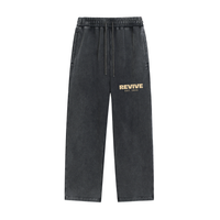 REVIVE EST. 2026 heavyweight black sweatpants