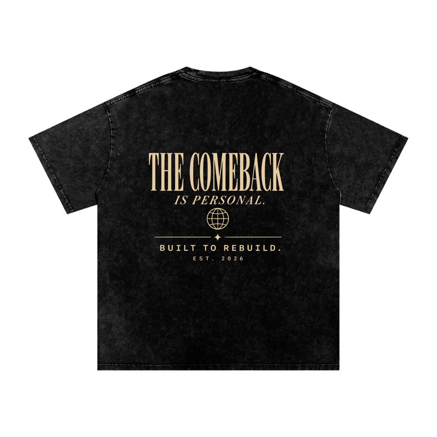REVIVE Comeback Is Personal tee back graphic